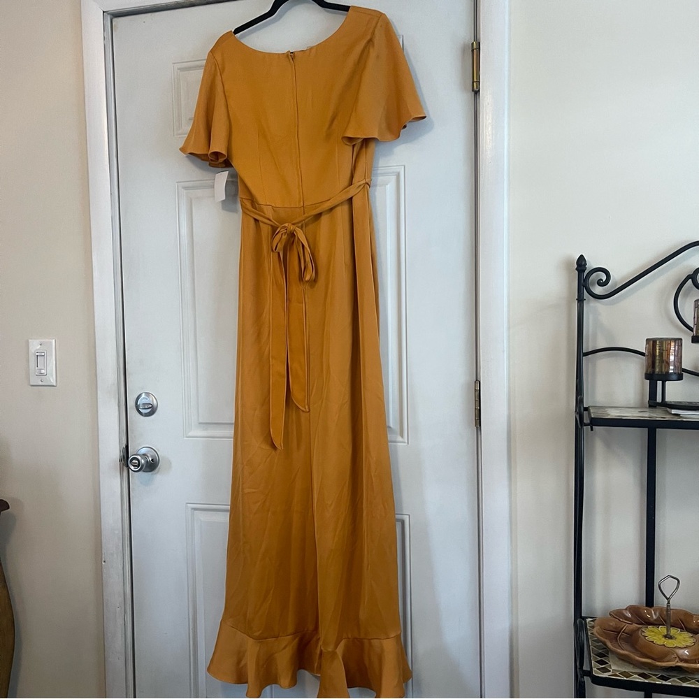 NWT Gold Long Dress